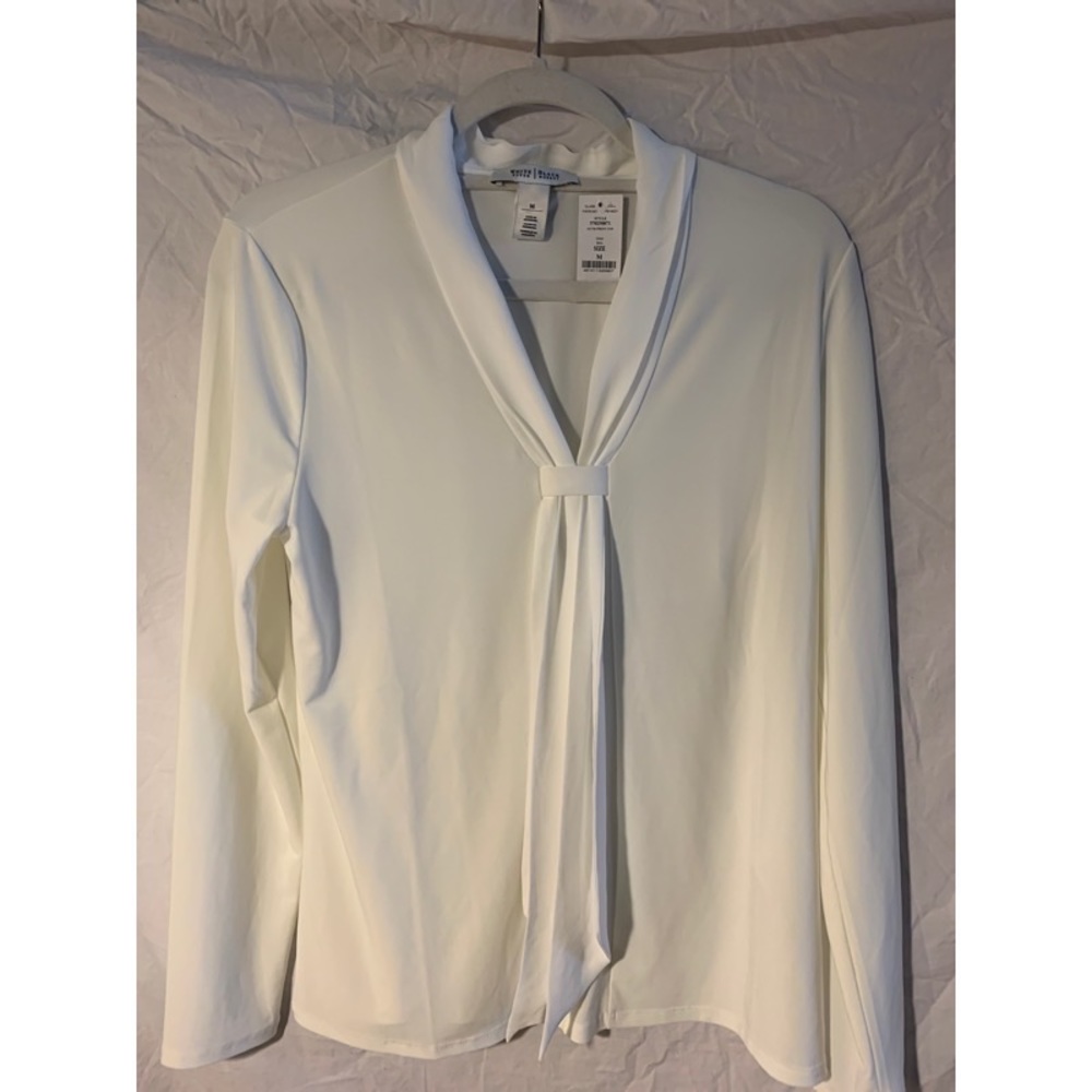 WHBM tie front blouse